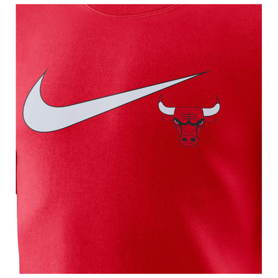 Nike Ανδρική κοντομάνικη μπλούζα NBA Chicago Bulls Essentials Swoosh Tee